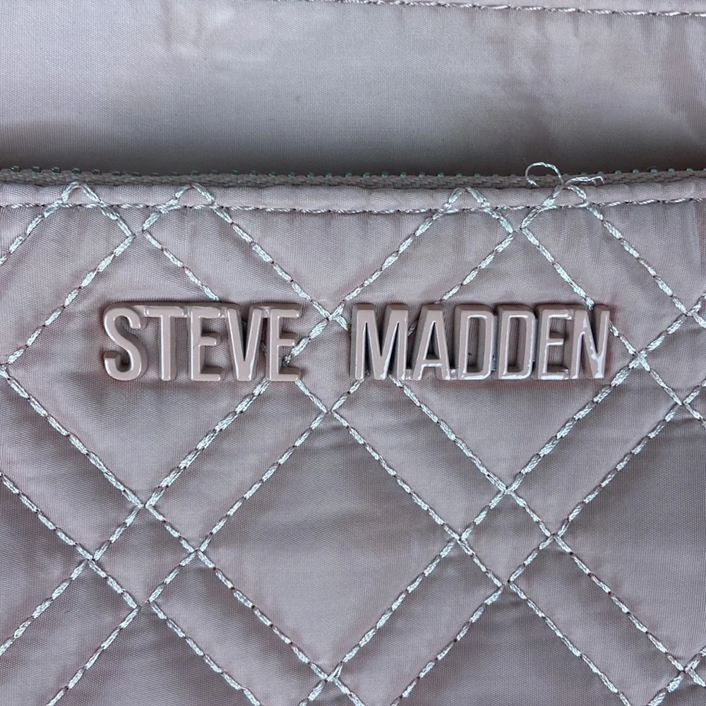 Steve Madden Java Quilted Cross Body Bag in Blush Crossbody